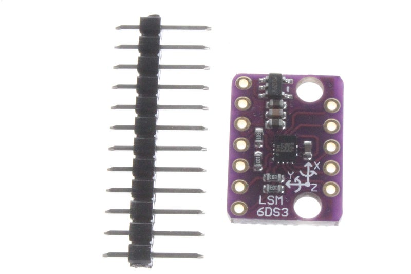 NOYITO LSM6DS3 3 Accelerometer 3 Gyroscope Sensor 6 Degrees of Freedom Breakout Board Tilt Angle Module 1.71 to 5V Embedded Temperature Sensor SPI IIC Serial Interface - Image 4